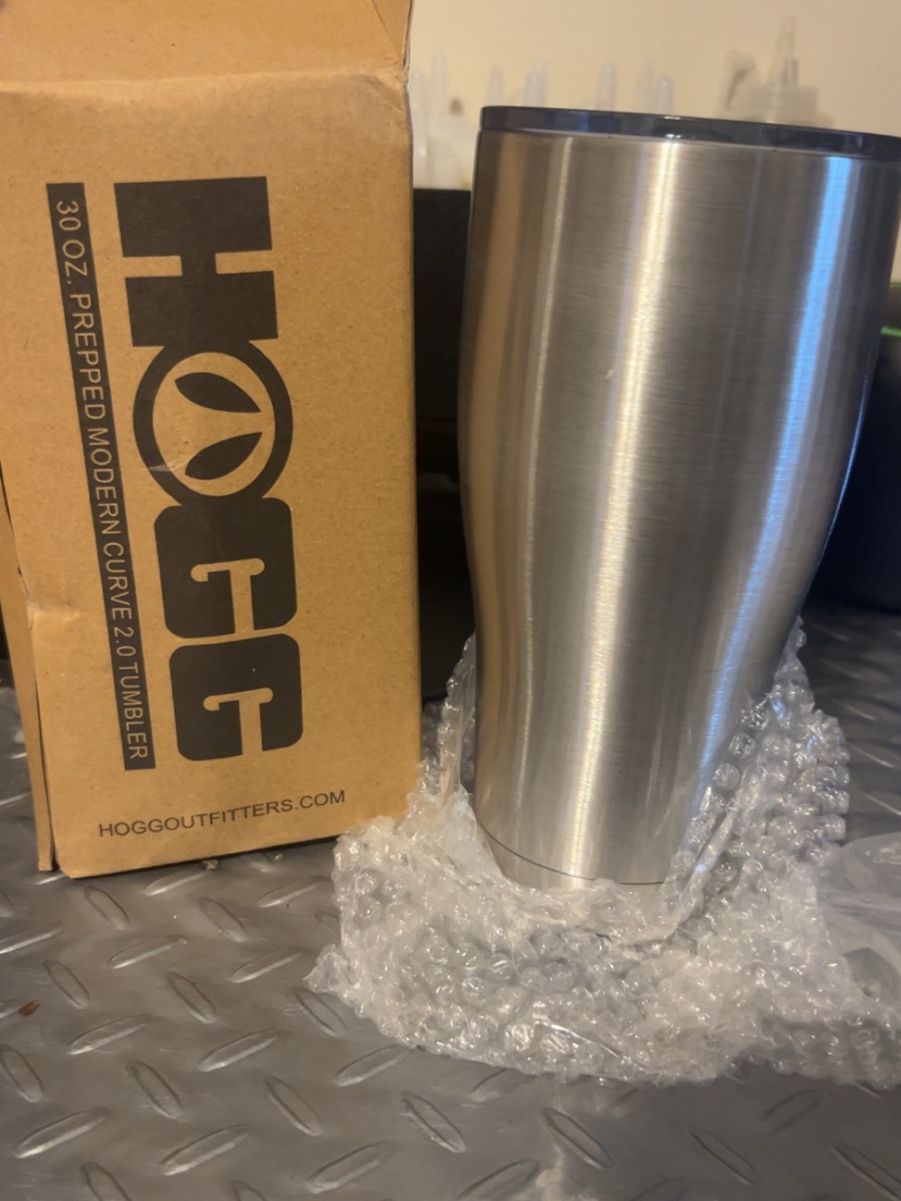 Hogg 30 oz Stainless Steel Tumbler in Silver